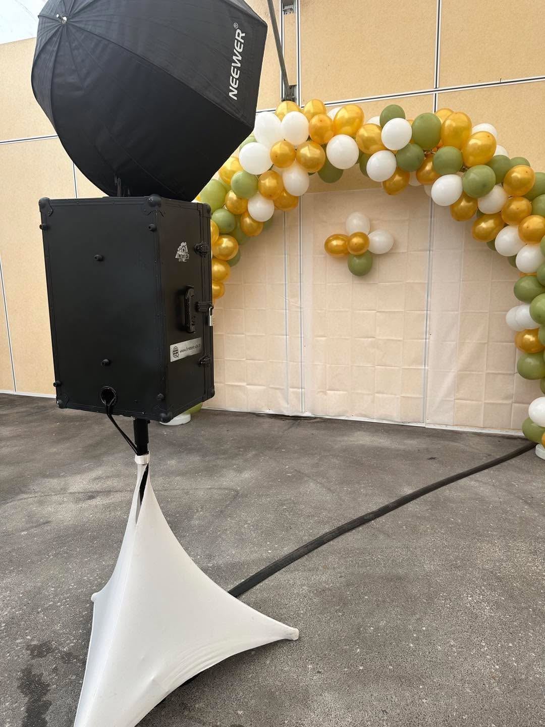Borne à selfie en prestation